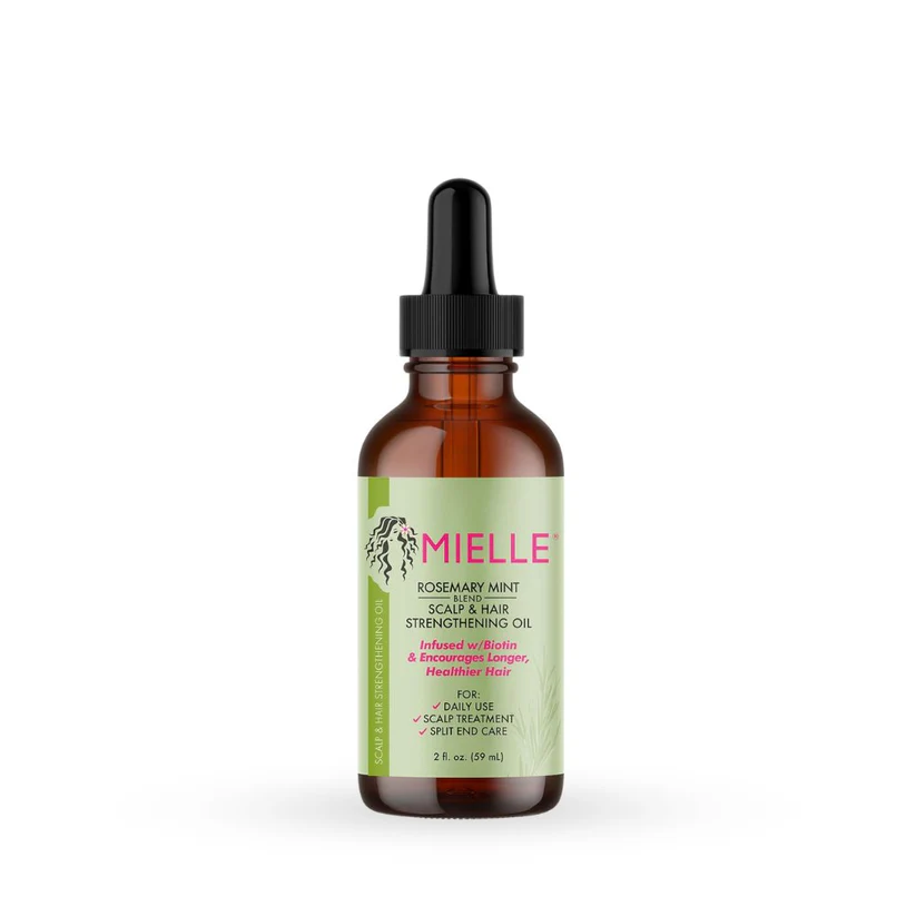 زيت اكليل الجبل ميلي - 59مل | Mielle Rosemary Mint Scalp & Hair Strengthening Oil