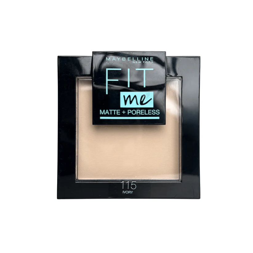 باودر فت مي مايبلين درجة 115 | Maybelline fit me matte poreless powder 115