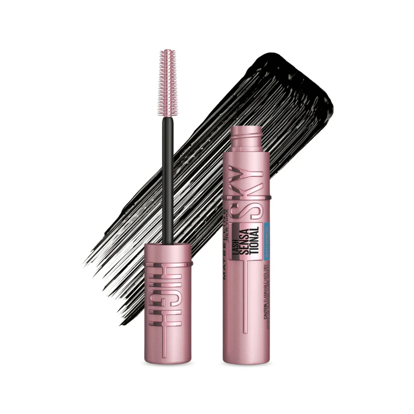 MAYBELLINE Lash Sensational Sky High Waterproof Mascara - Very Black | ميبيلين ماسكارا سوداء مقاومة للماء
