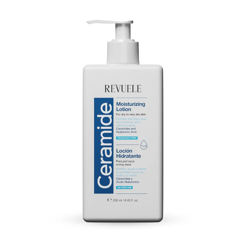 Revuele Ceramide Moisturizing lotion - 250ml | ريفويل لوشن السيراميدات المرطب للجسم والوجه - 250 مل