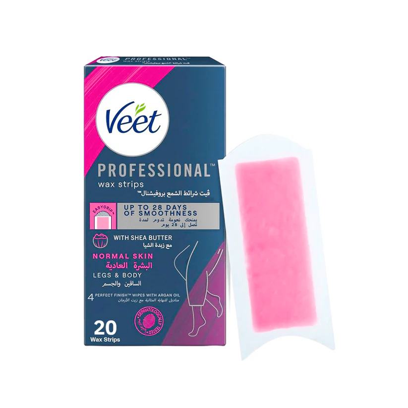 شرائط شمع لازالة الشعر فيت | Veet professional wax strips