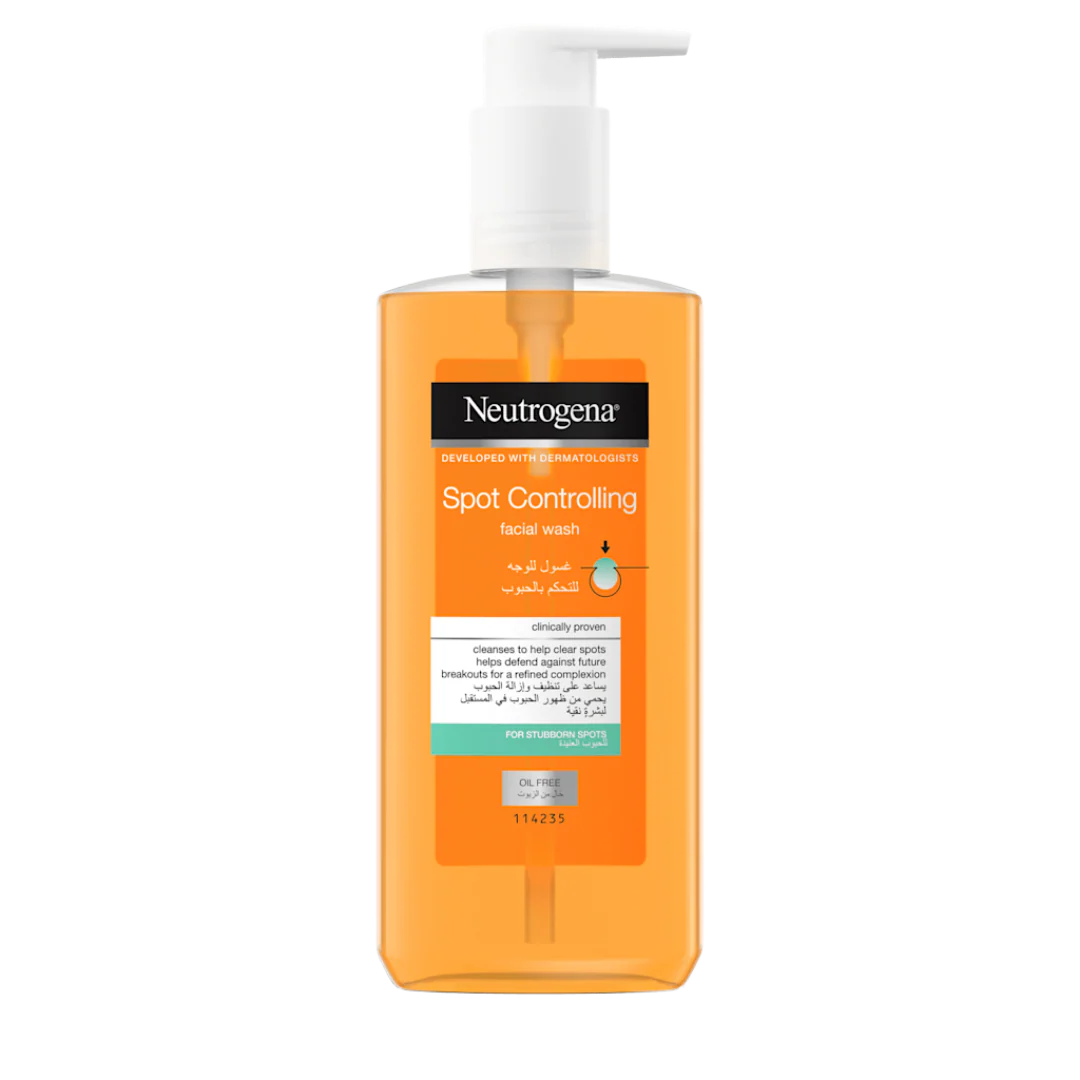 Neutrogena Spot Controlling Daily Face Wash - 200ml | نيتروجينا غسول يومي للتحكم بحب الشباب - 200 مل