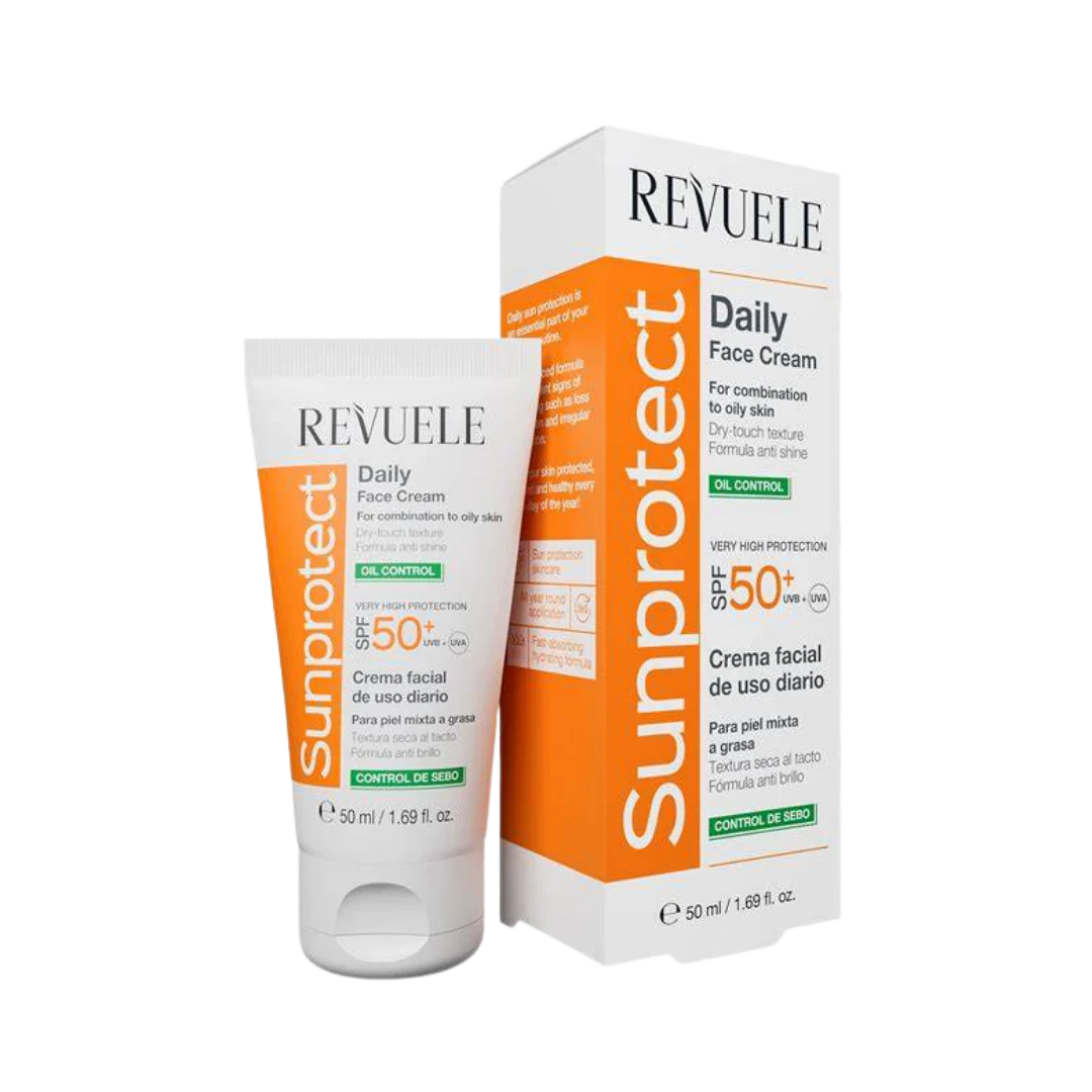 Revuele Sunprotect Oil Control Face Cream SPF 50+ - 50ml | ريفويل واقي شمس للبشرة الدهنية - 50 مل