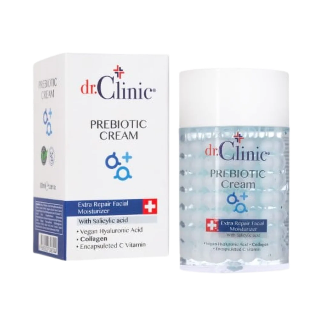 dr.Clinic Prebiotic Cream With Salicylic Acid - 100ml | د.كلينيك كريم ترطيب وترميم للبشرة بالساليسيليك اسيد - 100 مل