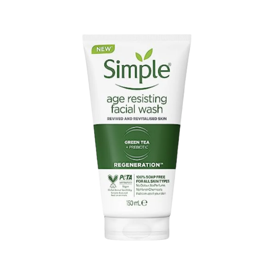 Simple Regeneration Age Resisting Facial Wash - 150ml | سمبل غسول محاربة التجاعيد - 150 مل