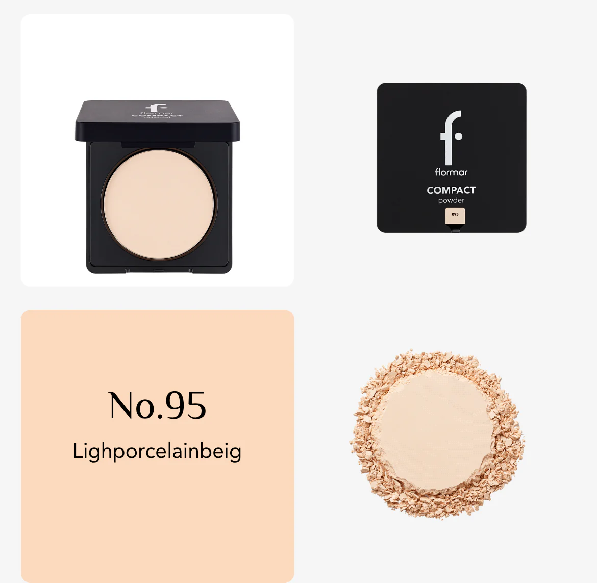 Flormar C.Powder Compact Powder - 11g | فلورمار سي كومباكت باودر - 11 غرام