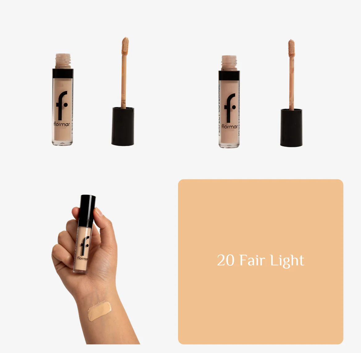 Flormar Perfect Concealer - 5ml | فلورمار كونسيلر بتغطية مثالية - 5 مل