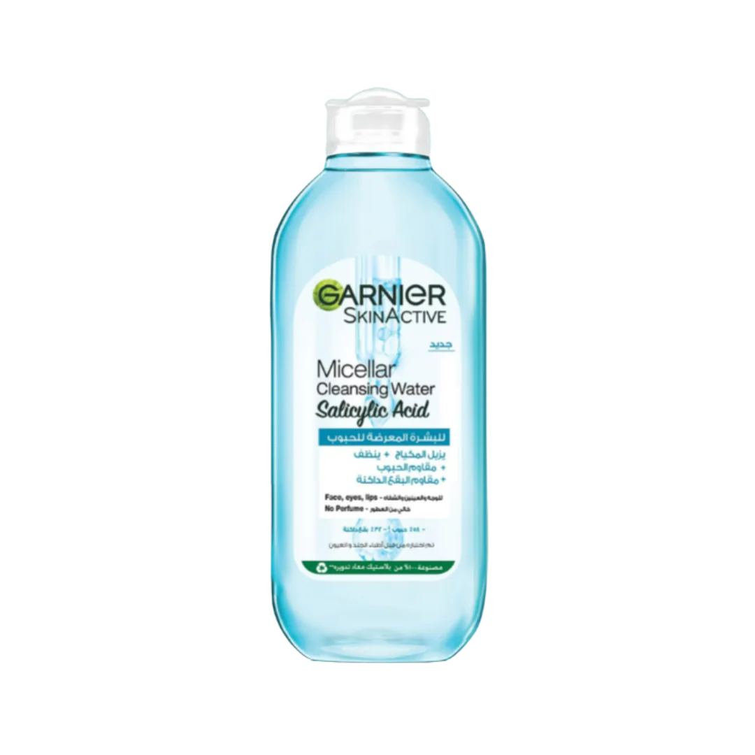 Garnier Micellar Water Salicylic Acid - 400ml | غارنييه ميسيلار بالسالسليك اسد - 400 مل